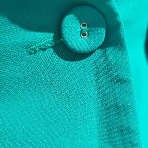 REVOLVE Womans Green Chrissy Teigen Padded shoulders Blazer Size X Small - Picture 8 of 10